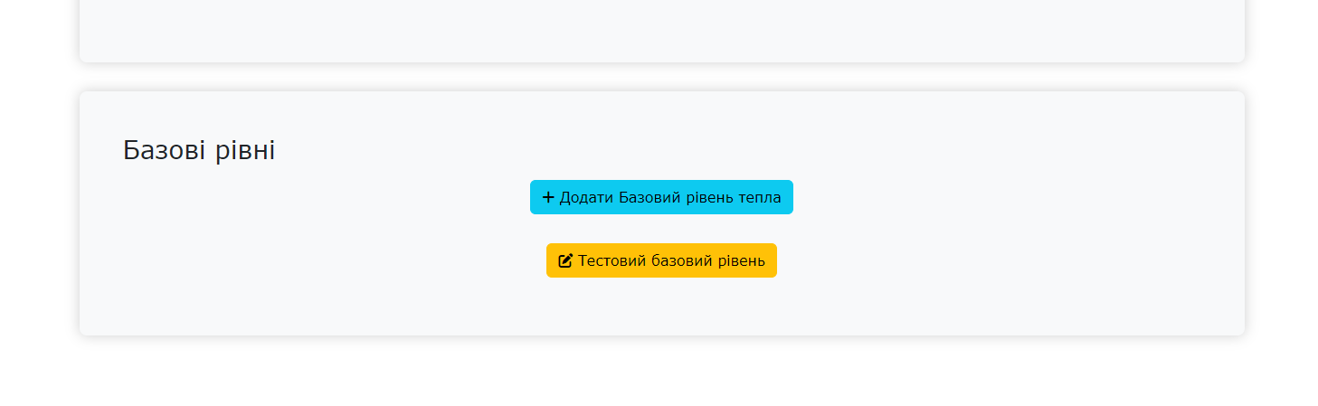 список базових рівнів